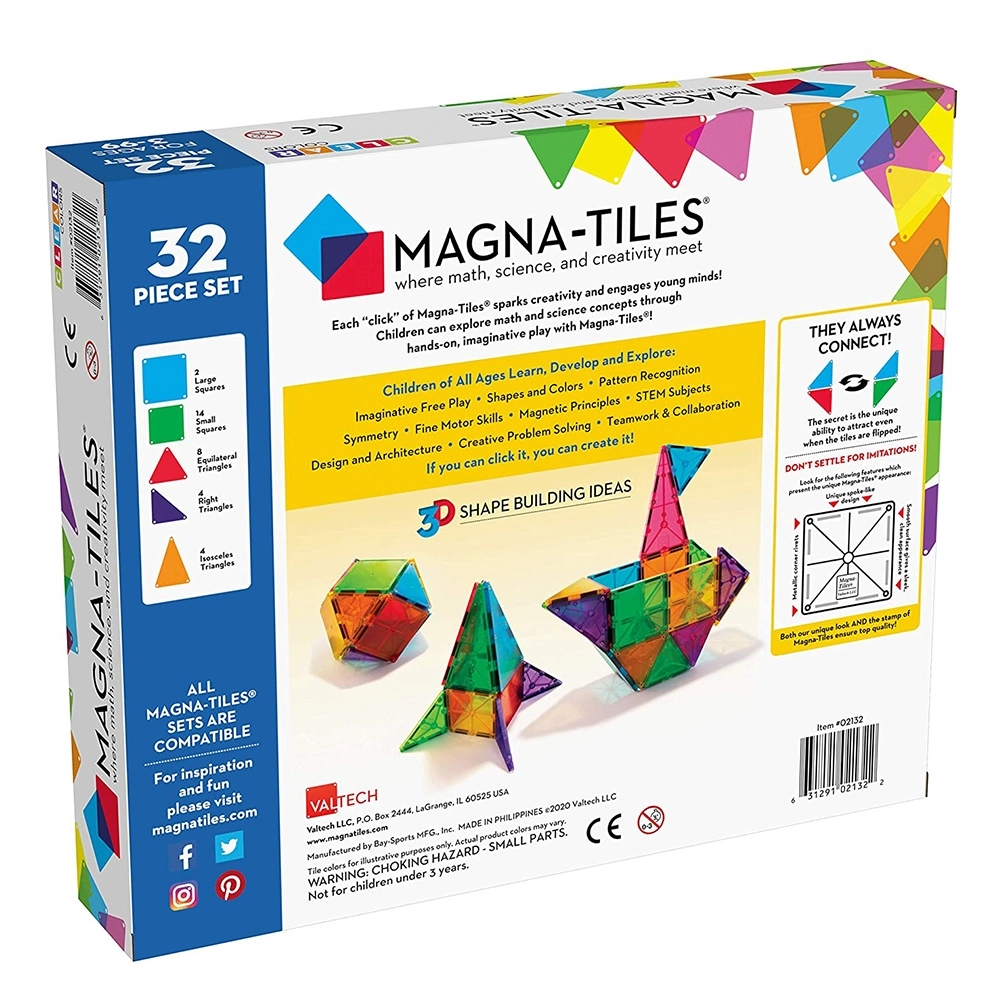 Magna-Tiles%20Clear%20Colors%2032%20Parça