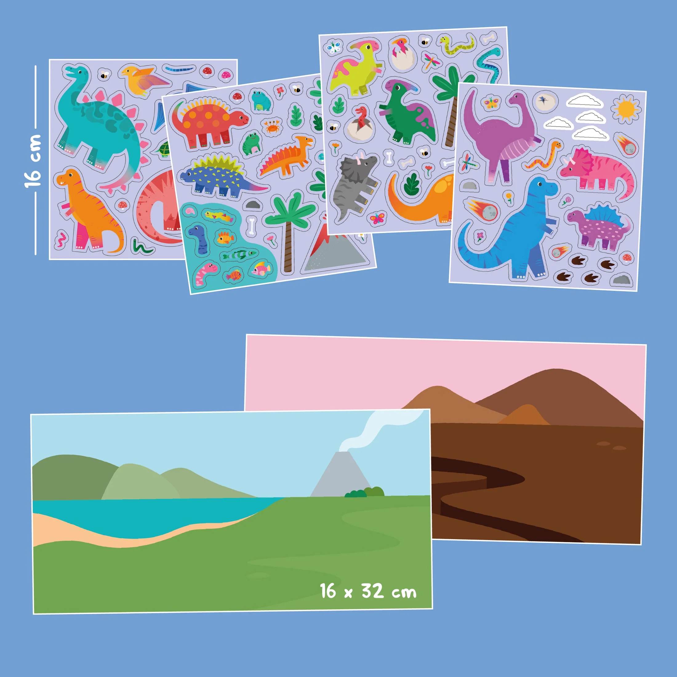 Moritoys%20-%20Reusable%20Sticker%20Set:%20Dinosaurs%20-%20Tak%20Çıkar%20Çıkartma%20Oyunu