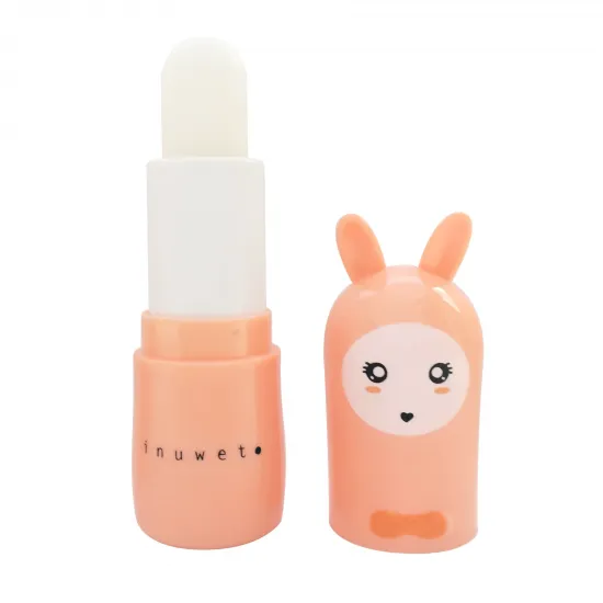 Inuwet Bunny Lipbalm Vanilla - Coco / Coral