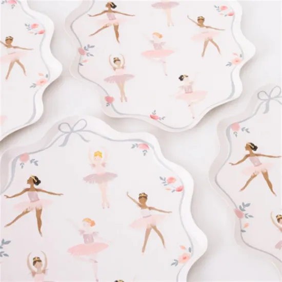 Meri Meri - Ballerina Plates - BalerinTabaklar - 8’li