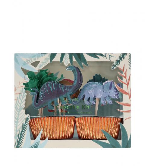 Meri Meri - Dinosaur Cupcake Kit - DinozorCupcake Kit - 24’lü