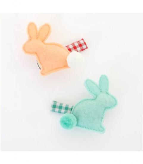 Meri Meri - Felt Bunny Hair Clips - TavşanTokalar