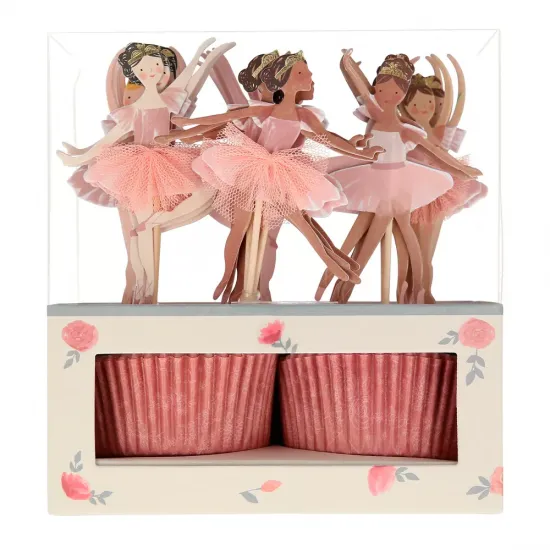 Meri Meri - Ballerina Cupcake Kit - BalerinCupcake Seti - 24’lü