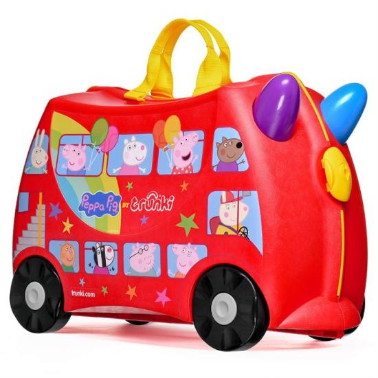 Trunki Çocuk Bavulu - Peppa Pig Parti Otobüsü